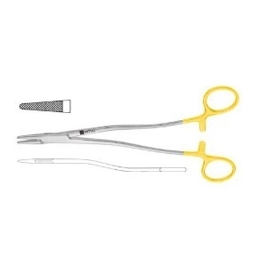 Bozeman Needle Holder, Tungsten Carbide, S-Shaped, 10 1/4" (26.0 Cm)